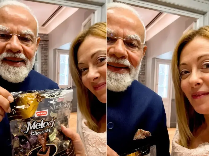 'మెలోడీ' చాక్లెట్ గిఫ్ట్ ఇచ్చిన ప్రధాని మోదీ: సోషల్ మీడియాలో వైరల్