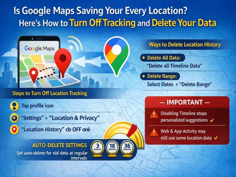Google Maps Tracking Your Location? Here's How to Turn It Off and Delete Your Data