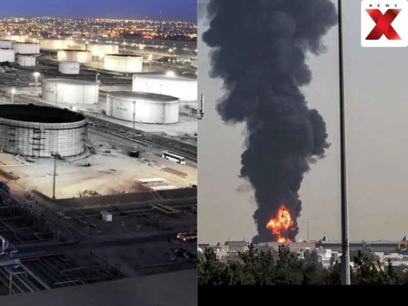 Iran Strikes UAE: Abu Dhabi's Habshan Gas Facility Hit With Missiles, Fire Breaks Out At Gas Plant