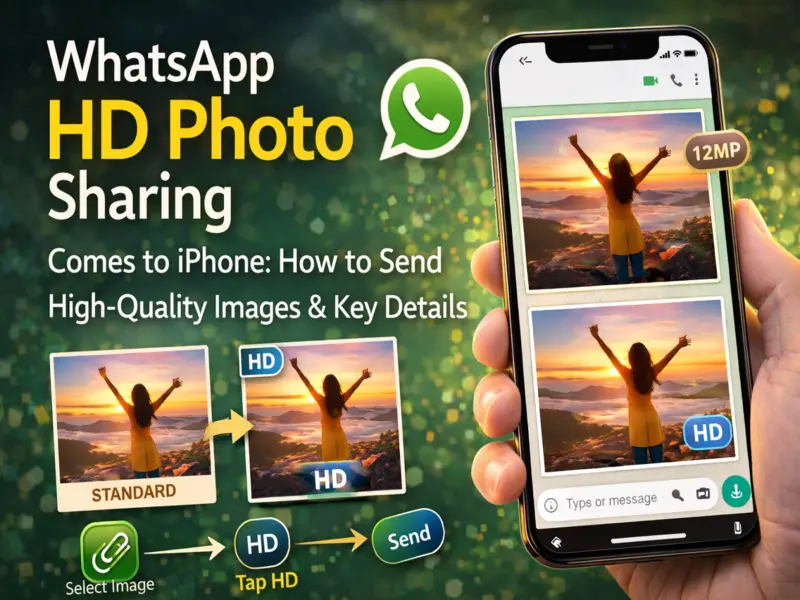 WhatsApp HD Photos Now Available on iPhone: Step-by-Step Guide to Send High-Quality Images