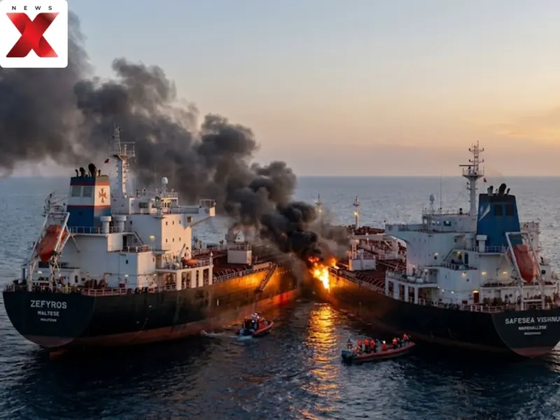 Iran Escalates War: Indian National Killed As Explosive Boats Strike Oil Tankers Safesea Vishnu, Zefyros Near Basra In Persian Gulf