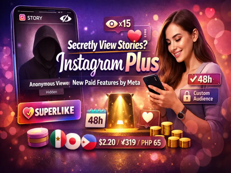 Instagram Plus Subscription: View Stories Secretly? Meta Tests New Paid Features for Users