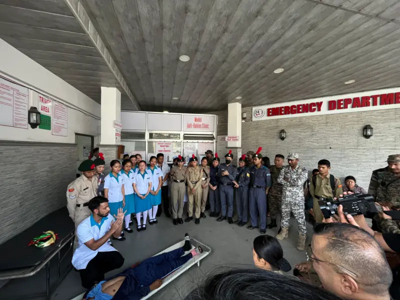 Mizoram conducts mock drill simulating air raid response amid Indo-Pak tensions