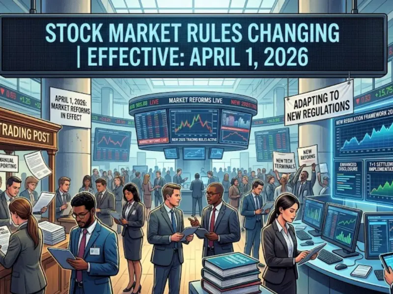 Stock Market Rules Changing from April 1, 2026: Tax Changes, RBI Rules & Trading Impact