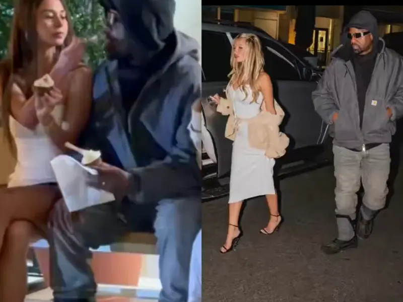 Was Kanye West Really Being 'Hand-Fed' by OnlyFans Star Sophie Rain In A Viral Roadside Video? Here's What We Know