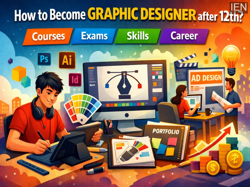 How to Become a Graphic Designer After 12th: Courses, Exams, Skills and Career Guide