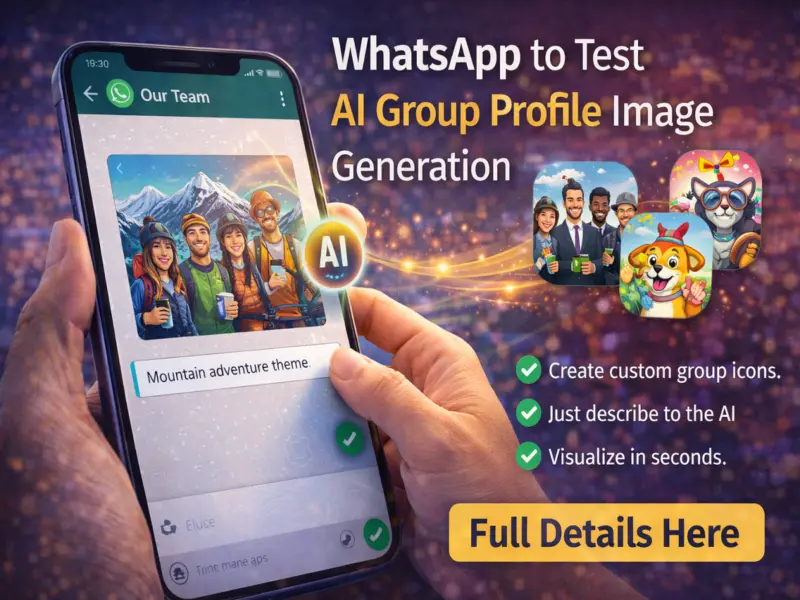 WhatsApp to Introduce AI-Generated Group Profile Photos: Here's What We Know So Far