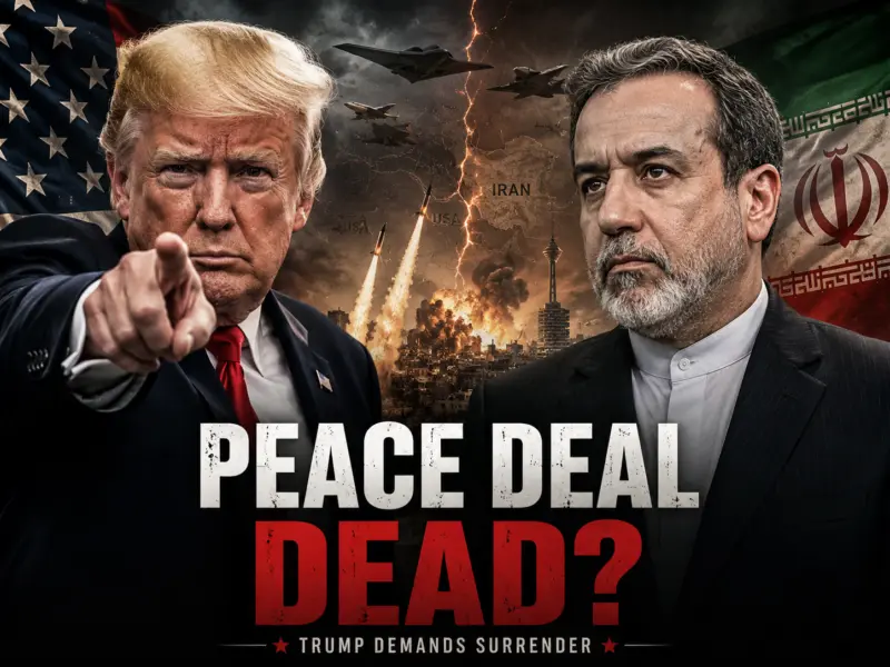 US-Iran War: Will Bombs Drop Next? US Official Declares 'Iran Peace Deal Is Dead' as Trump Demands Unconditional Surrender
