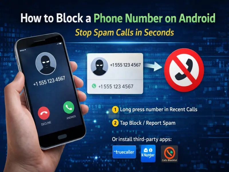 How to Block a Phone Number on Android: Stop Spam Calls in Seconds