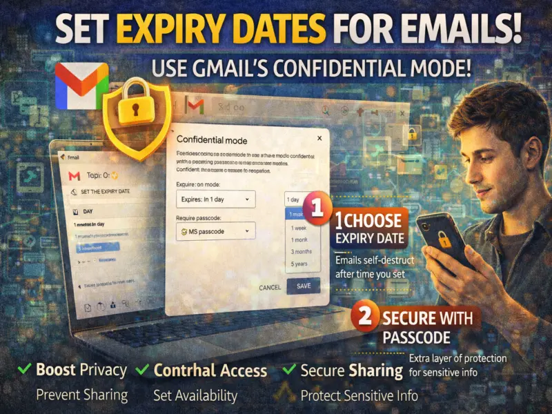 Gmail Confidential Mode: Set Expiry Dates for Emails and Protect Sensitive Information