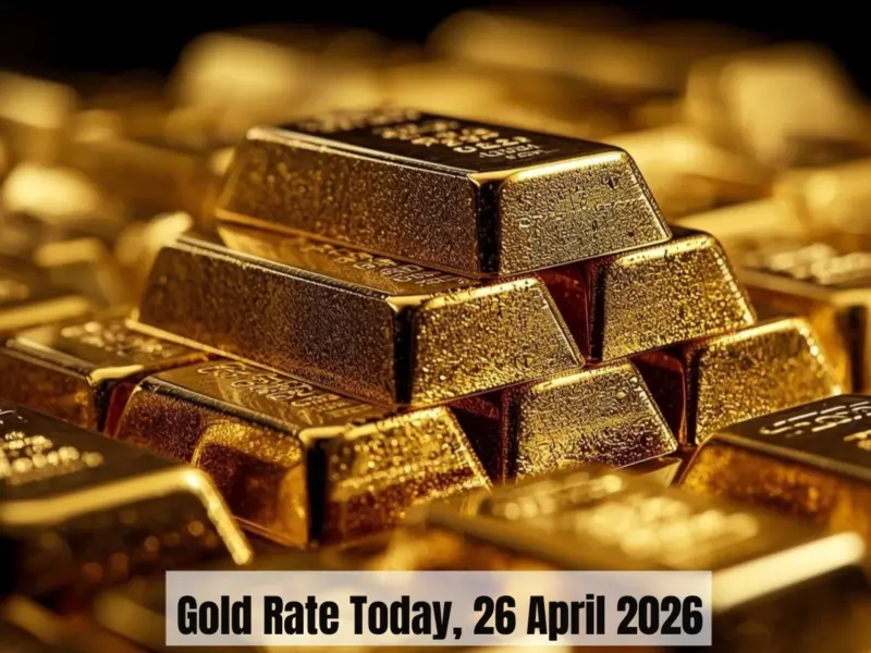 Gold Rate Today [26 April, 2026]: Gold Rates Edges Lower to $4,741, Inflation Fears Weigh; Domestic Rates Steady to ₹1.54 Lakh/10g | Check City-Wise Price of 24K, 22K & 18K