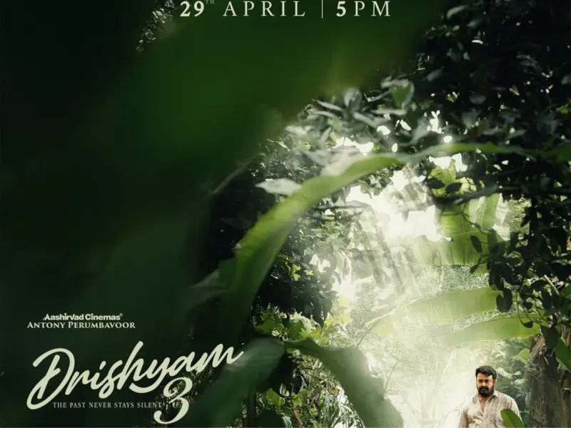 Drishyam 3 Teaser Date Out: Mohanlal's Malayalam Thriller Teaser Release Confirmed with New Poster Reveal