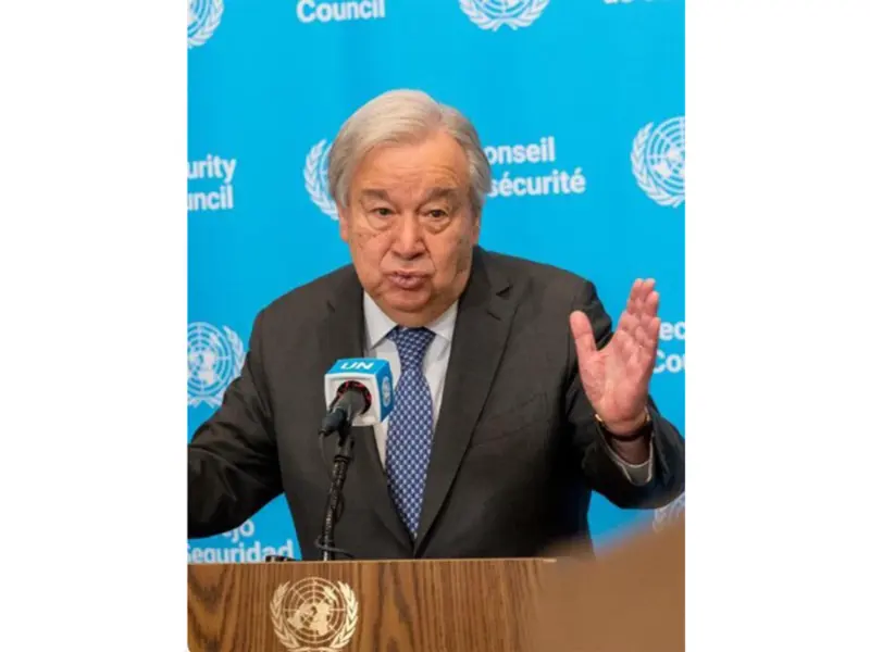 UN chief Guterres warns Hormuz Strait disruption could lead to  "global recession"