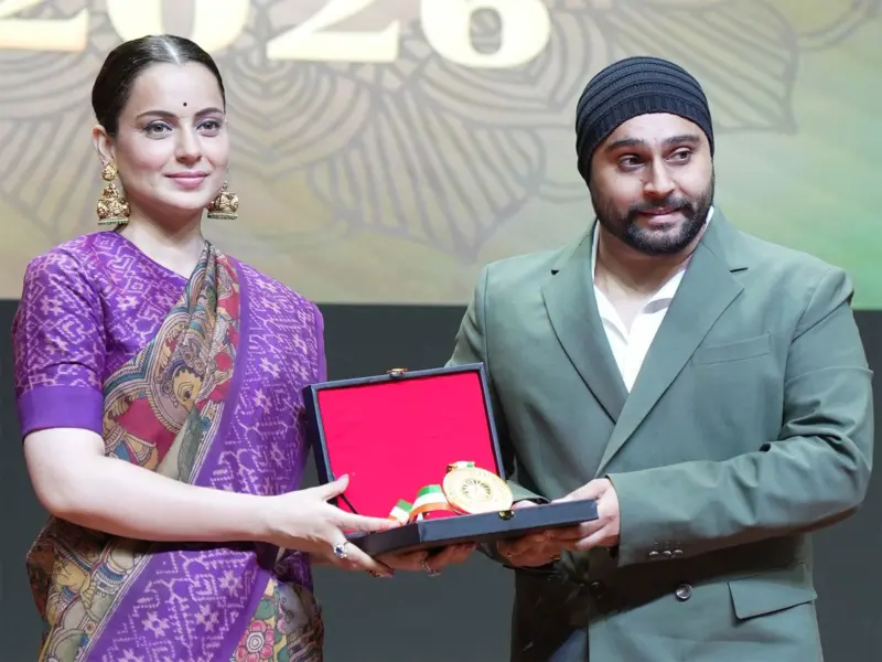 SRM Contractors Limited received EPC Contractor of the Year award at Brand Empower's Rashtriya Ratna Samman 2026, Felicitated by Ms. Kangana Ranaut