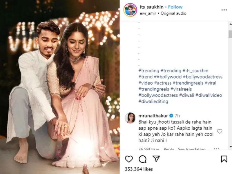 Mrunal Thakur's Shocking Viral Video