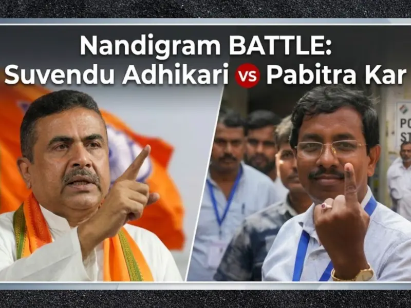 Suvendu Adhikari Vs Pabitra Kar: Will Suvendu Adhikari Score A Hattrick In Bengal's Nandigram?