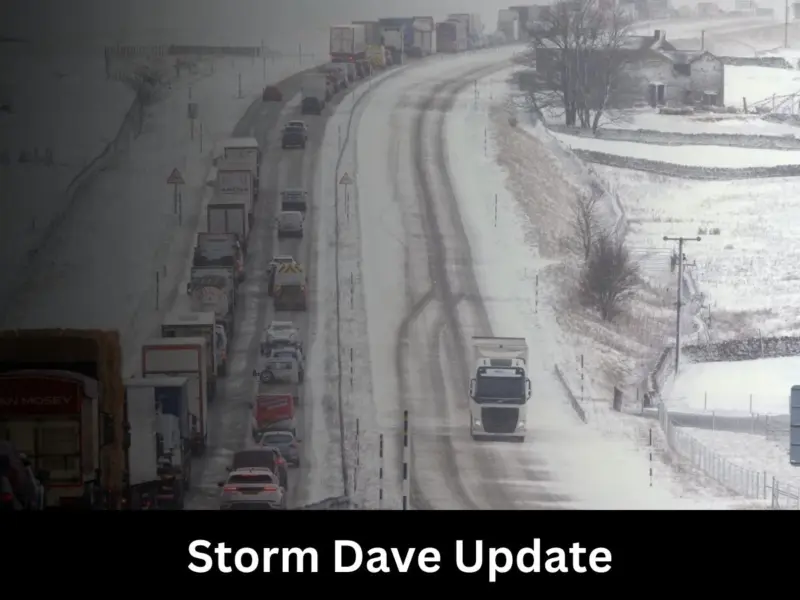 Storm Dave Update: Check Power Cut Areas in Scotland, Roads Blocked, Travel Disruptions, Snowfall & Flood Alerts Issued