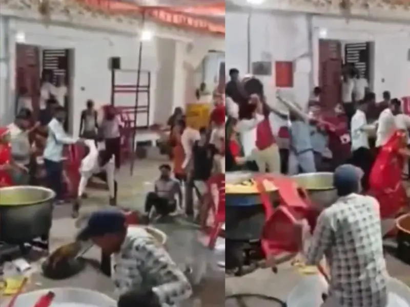 Ujjain Wedding Turns Chaotic After Photographer Asks Guest To Move Out Of Frame, Chairs Hurled As Clash Breaks Out; Video Goes Viral | WATCH