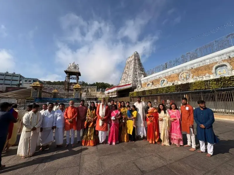 తిరుమల శ్రీవారిని దర్శించుకున్న మధ్యప్రదేశ్ మంత్రి ప్రహ్లాద్ సింగ్.