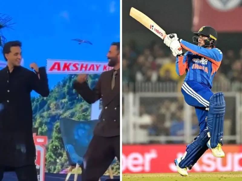 Abhishek Sharma Impresses With Dance Moves During Fun Moment With Akshay Kumar - VIDEO