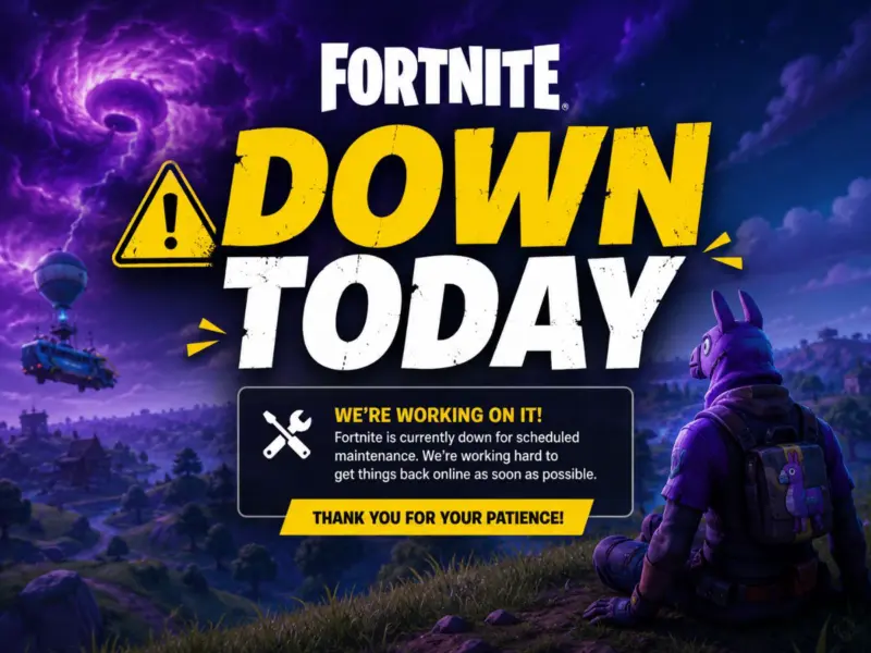 Is Fortnite Down Today? Millions of Players Face v40.40 Server Maintenance as Epic Games Rolls Out New Features