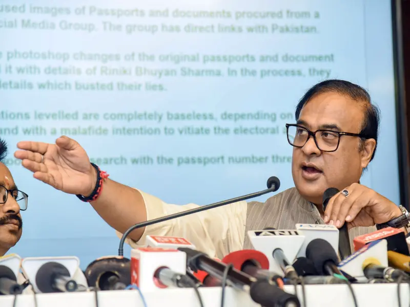Himanta Biswa Sarma claims Congress used fake Wyoming LLC amid passport dispute