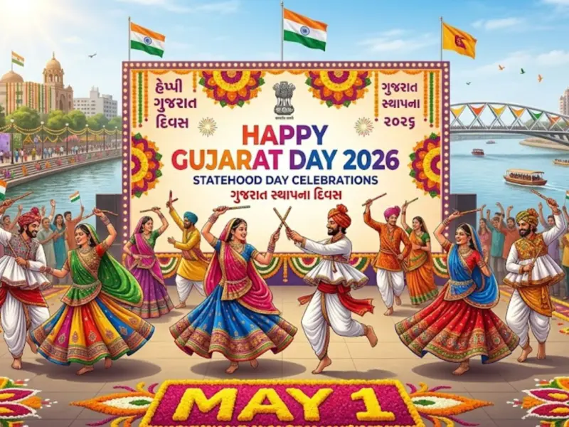 Happy Gujarat Day 2026: Wishes, Quotes, Messages and History You Should Know