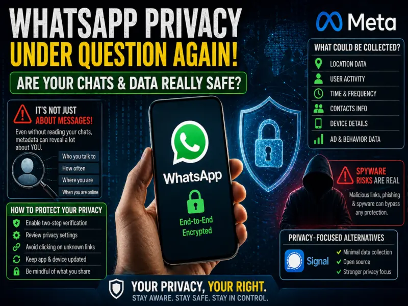 WhatsApp Privacy Debate Returns: Are Your Chats Truly Secure in the Age of Data Tracking?