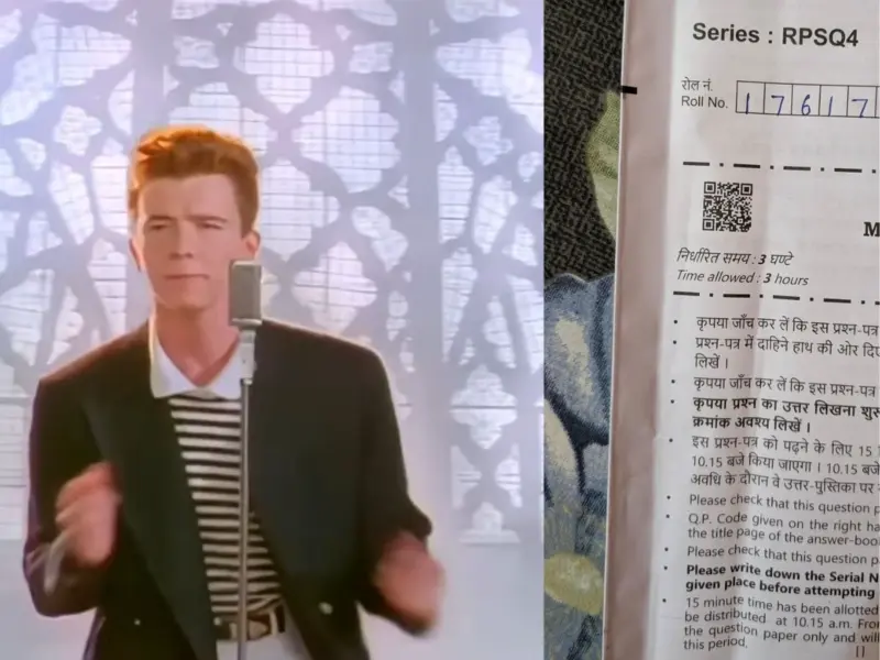 'Never Gonna Give You Up' In Board Exam: CBSE Class 12 Maths Paper QR Code Leads To Rickroll Prank, Memes Flood Internet As Netizens Can't Stop Laughing