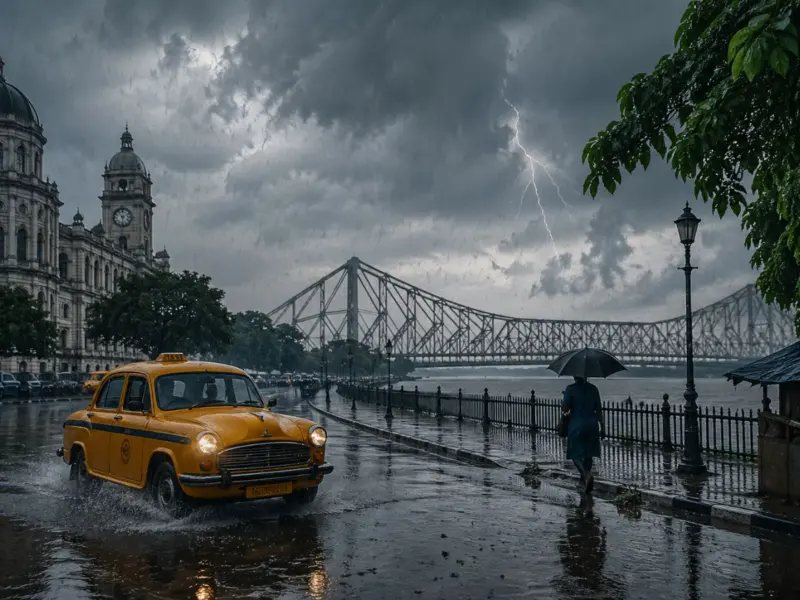 Kolkata Weather Alert: Flood Risk Rises As Cyclonic Circulation Triggers Nonstop Rain Across South Bengal- What You Should Know