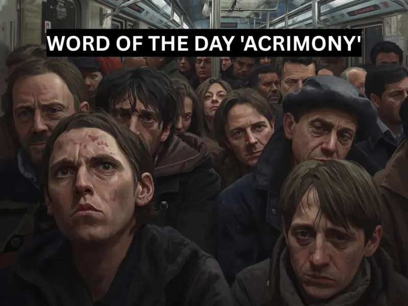 Word of the Day 'Acrimony': Check About Meaning, Origin, Phonetic, IPA & More