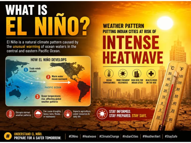 What is El Nino? Weather Pattern Putting Indian Cities At Risk Of Intense Heatwave IMD Climate Chnage