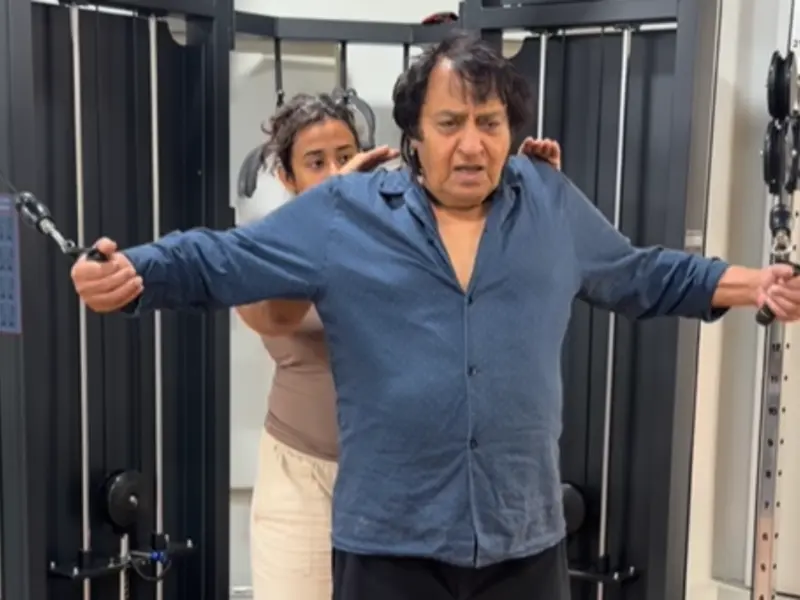 Ranjeet Takes Fitness To Another Level, Tries Cable Chest Fly At 84 - Watch Viral Video