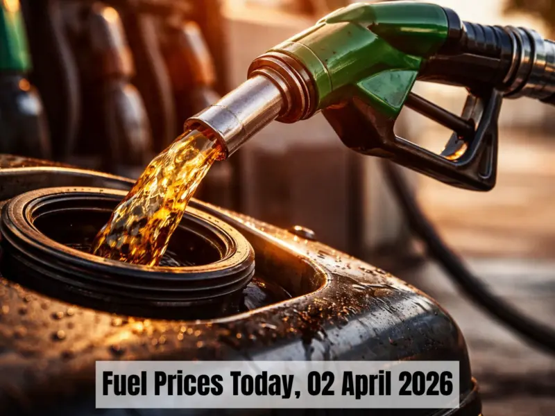 Fuel Prices Today [2 April, 2026]: Petrol, Diesel Steady at ₹94.77/L & ₹87.67/L in Delhi; Global Crude Retreats to $100 as Hormuz Crisis Eases | Check City-Wise Rates