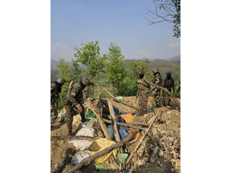 Manipur: Indian Army conducts joint operation, destroys 10 bunkers in Jalenbung Hills & Thoyee Heights