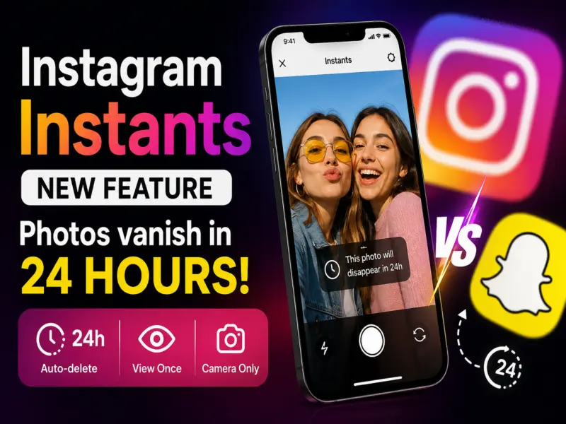 Instagram 'Instants' Feature Brings 24-Hour Disappearing Photos, Aims to Rival Snapchat