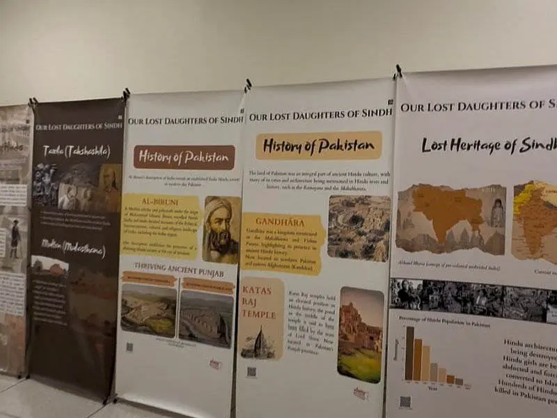 Art, film display on Capitol Hill spotlight Hindu refugee crisis in Pakistan