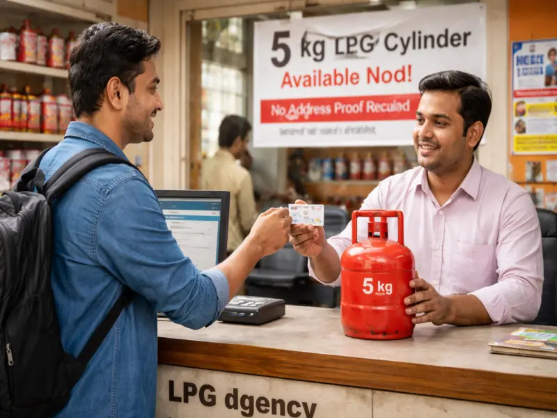 5 Kg LPG Cylinder Rules 2026: Buy Without Address Proof Using Just ID-Full Guide Explained