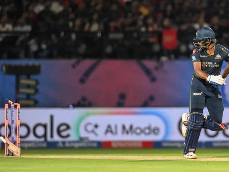 Sai Sudharsan Hit Wicket: GT Opener Suffers Freak Dismissal in RCB vs GT IPL 2026 Qualifier 1 - WATCH Video
