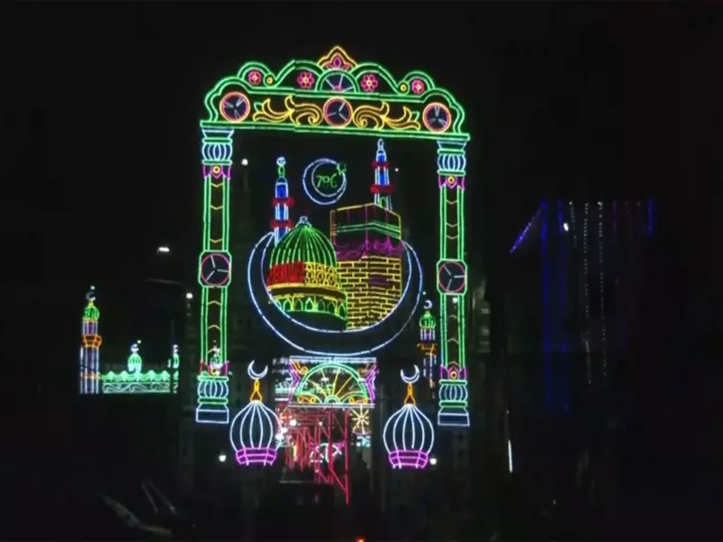 Goripalayam Dargah lights up ahead of Eid in Madurai