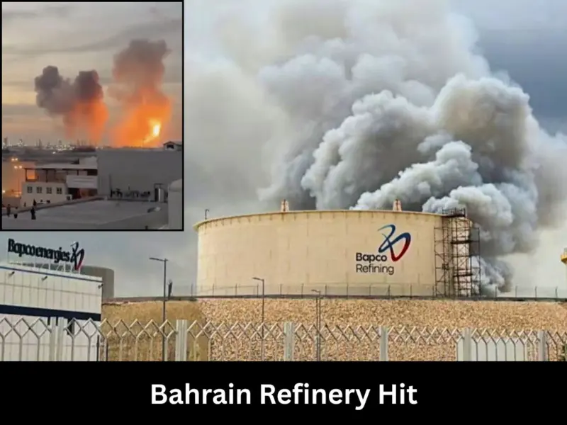 US-Israel-Iran War Latest News: Bahrain Refinery Hit in Alleged Iranian Strike, Bapco Confirms Tank Fire | Watch Viral Video