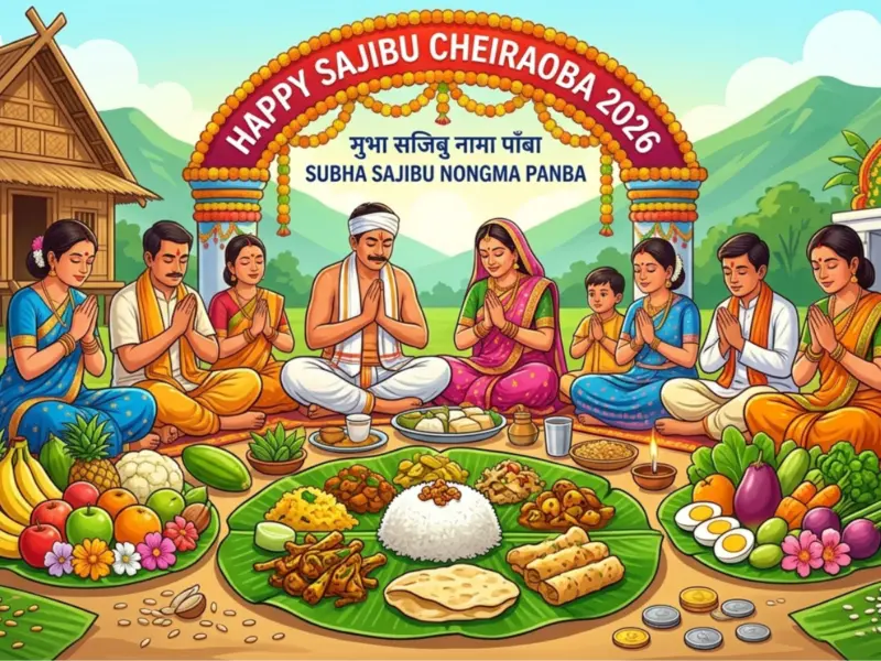 ⁠Sajibu Cheiraoba Wishes 2026: 50+ Best Wishes, Quotes, Greetings, Social Media Captions & More for Friends & Family