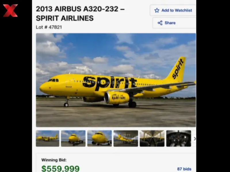 Spirit Airlines Planes On Sale? Ad Listing Airbus A320 For $559,999 Goes Viral As Final Bankruptcy Wind-Down Begins