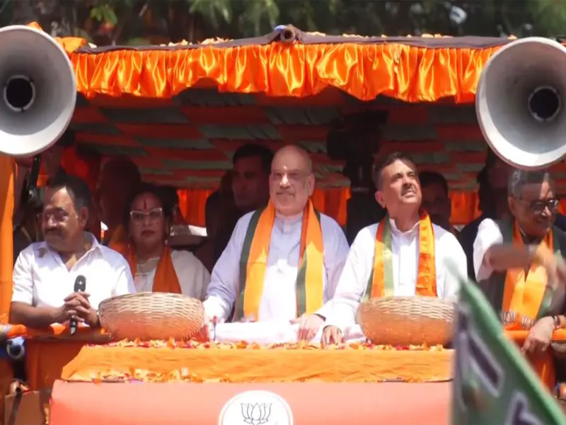 Amit Shah campaigns for Suvendu Adhikari in Bhabanipur ahead of West Bengal polls