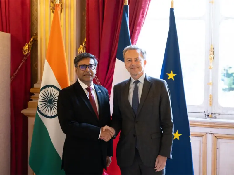 India-France review cooperation on economic security during talks in Paris