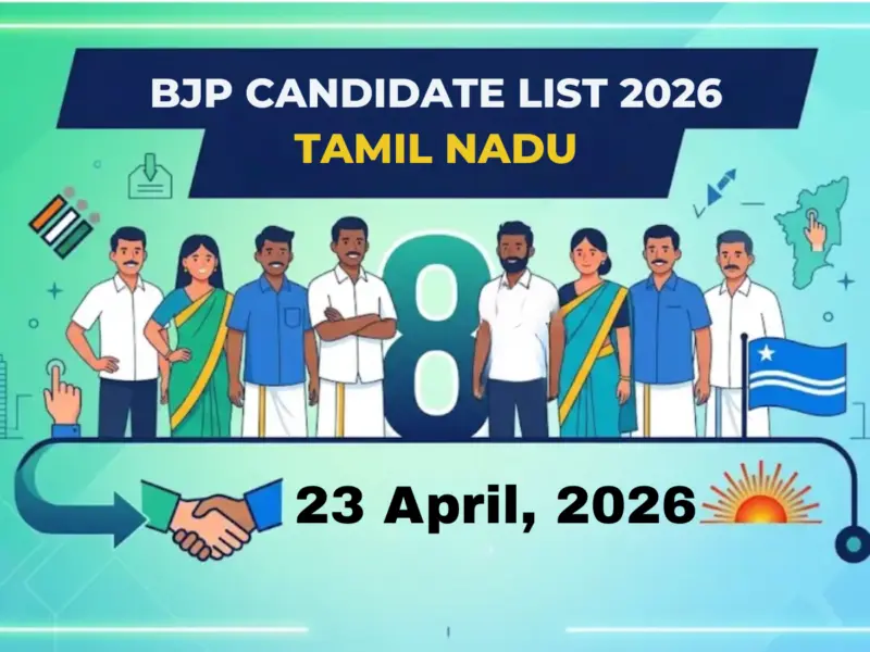 BJP Candidate List 2026 OUT: Vanathi Srinivasan Gets Ticket, K. Annamalai Excluded in Tamil Nadu Assembly Election; Check Full List of 27 Candidates