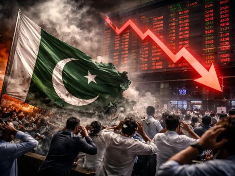 Pakistan Share Market Crash: Cash-Strapped Country Faces Financial Setback, Karachi Stock Exchange Crashes Over 6,000 Points As US-Iran Talks Fail