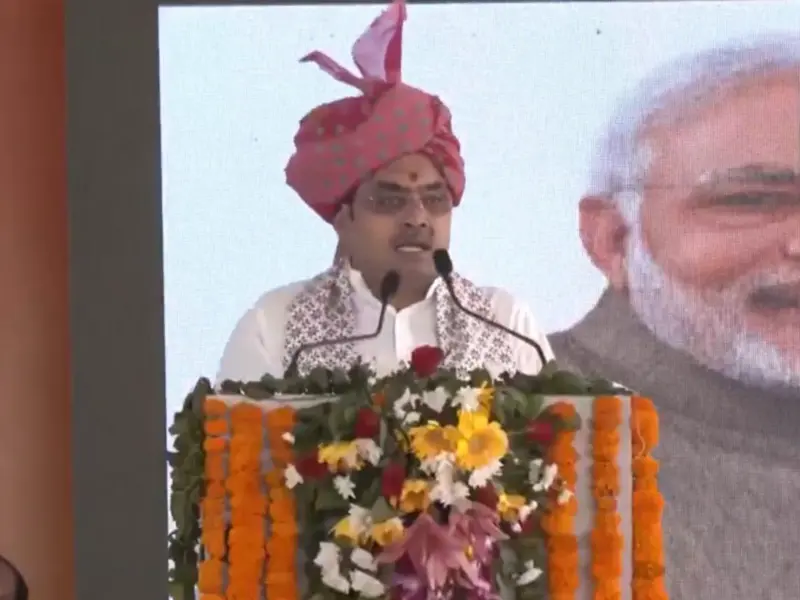 CM Bhajanlal Sharma attends Vyapar Rajasthan 2026, criticises Congress over appeasement politics