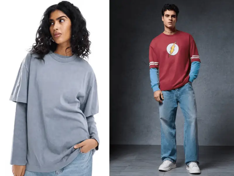 The "Two-in-One" Layered T-Shirt Taking Over 2026 Fashion