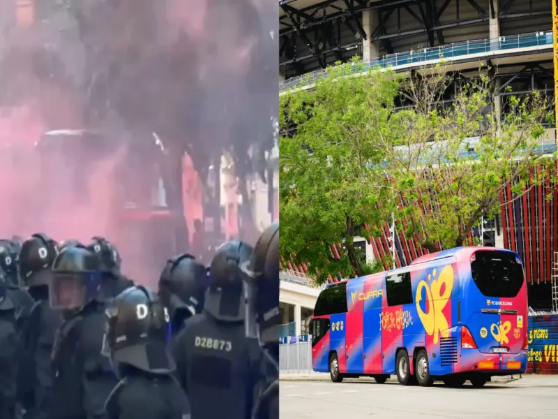 Fact Check: Did Barcelona Fans Really Pelt Stones at Their Own Team Bus Ahead of El Clasico vs Real Madrid?